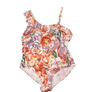 TBRIDGEHAMPTON One Piece Swimsuit, Tropical Colors, Detachable Strap 26W